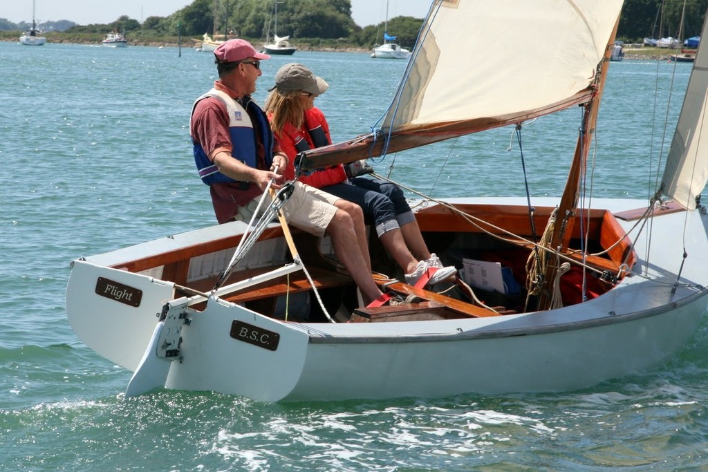 Chichester Harbour 18 'Flight' - Bosham Classic Boat Revival © Gregor Grant